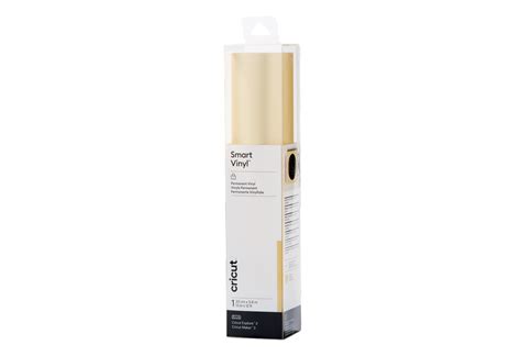 Cricut Shimmer Vinyl 30x120cm (Gold); Ideal for indoor projects like glassware, shower doors, mugs, and more; Lies flat without tunneling or bubbling for a perfect cut; Easy to weed, effortless to apply